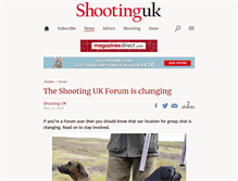 Tablet Screenshot of forums.shootinguk.co.uk